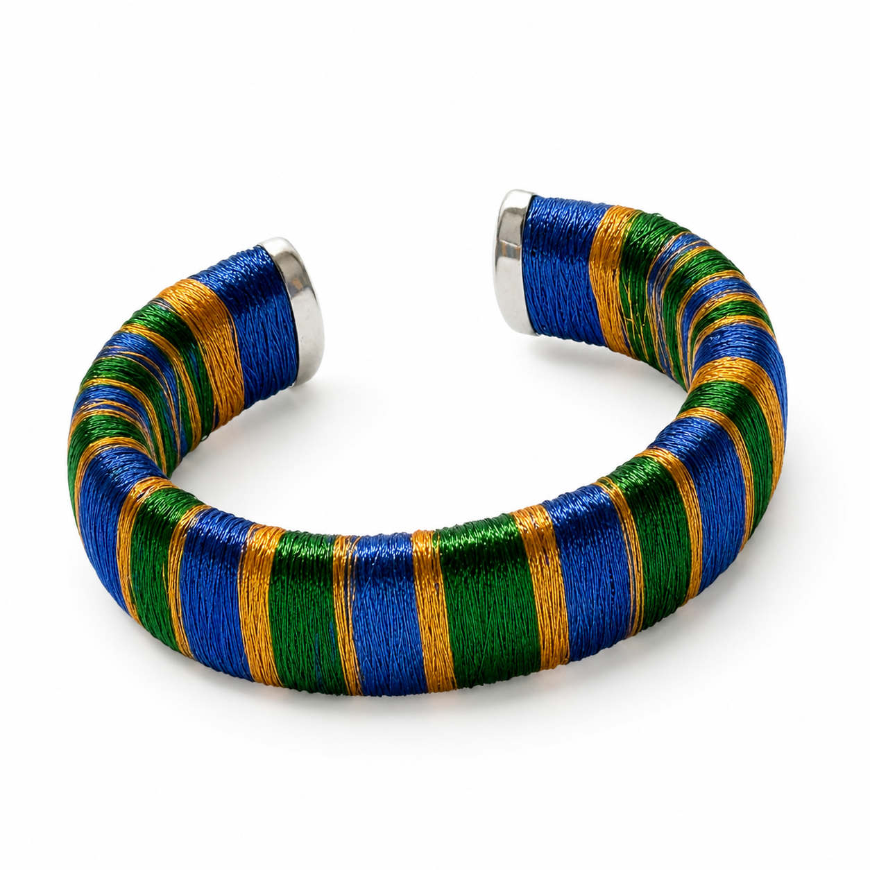 Emerald Tide Cuff - Chromatic Threads