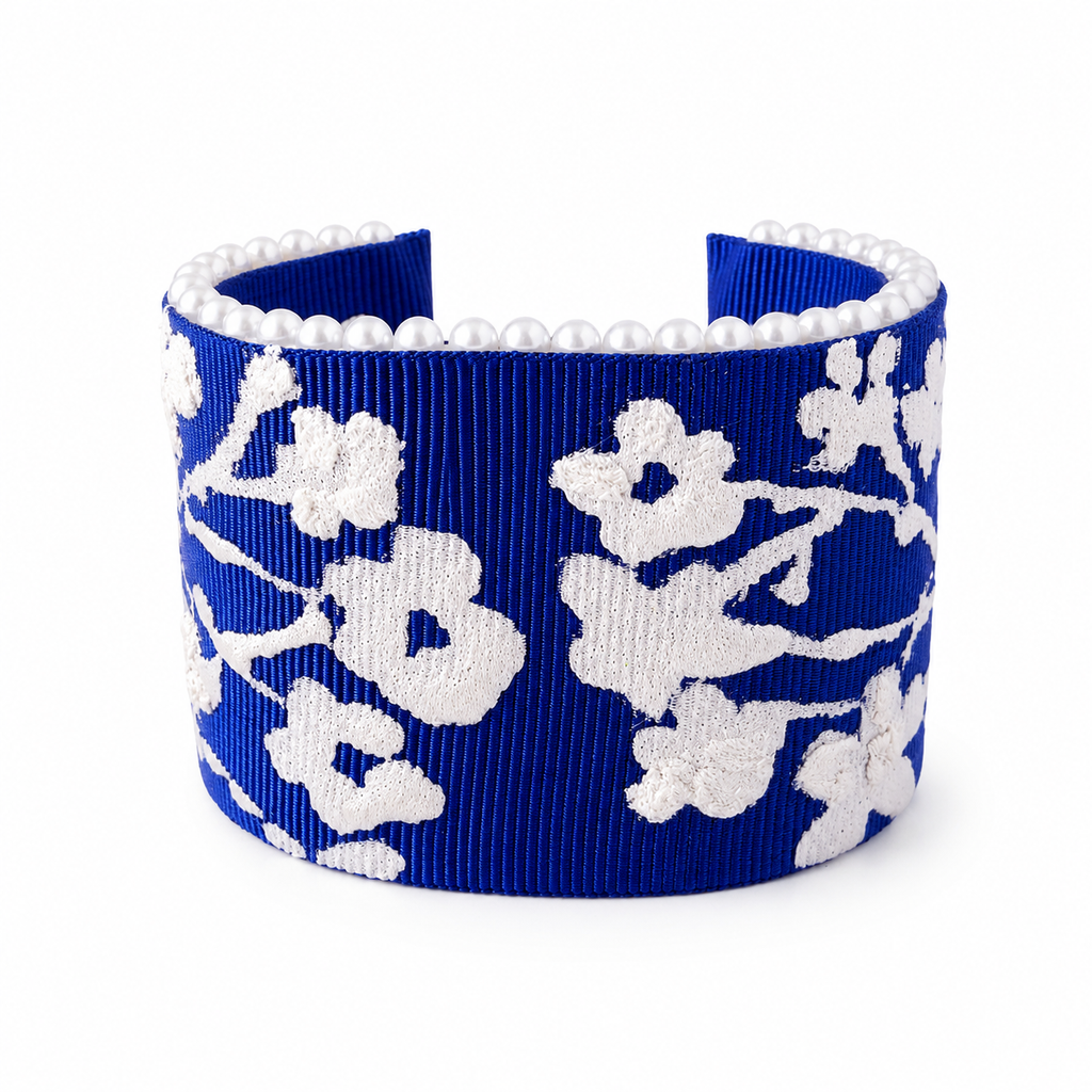 Azure Blossom Cuff