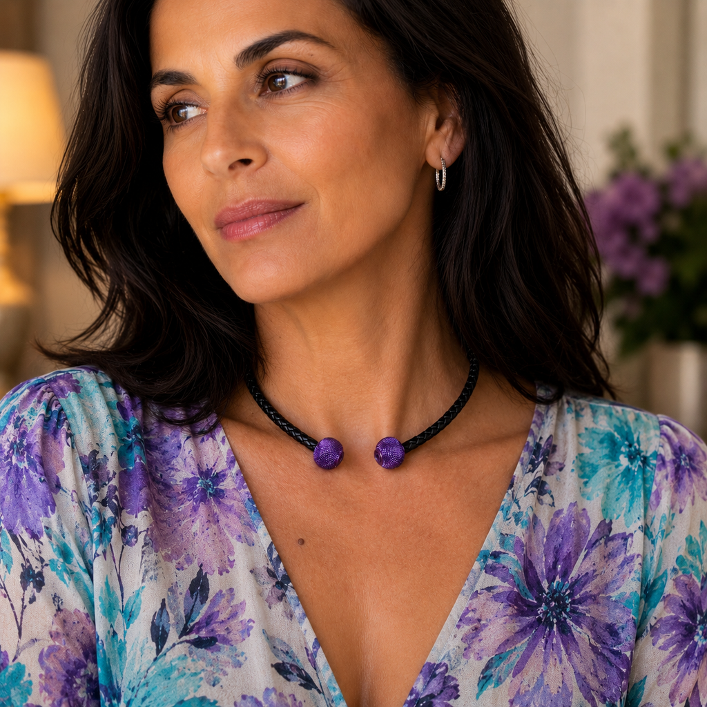 Violet Eclipse Necklace