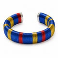 Tricolor Horizon Cuff - Chromatic Threads
