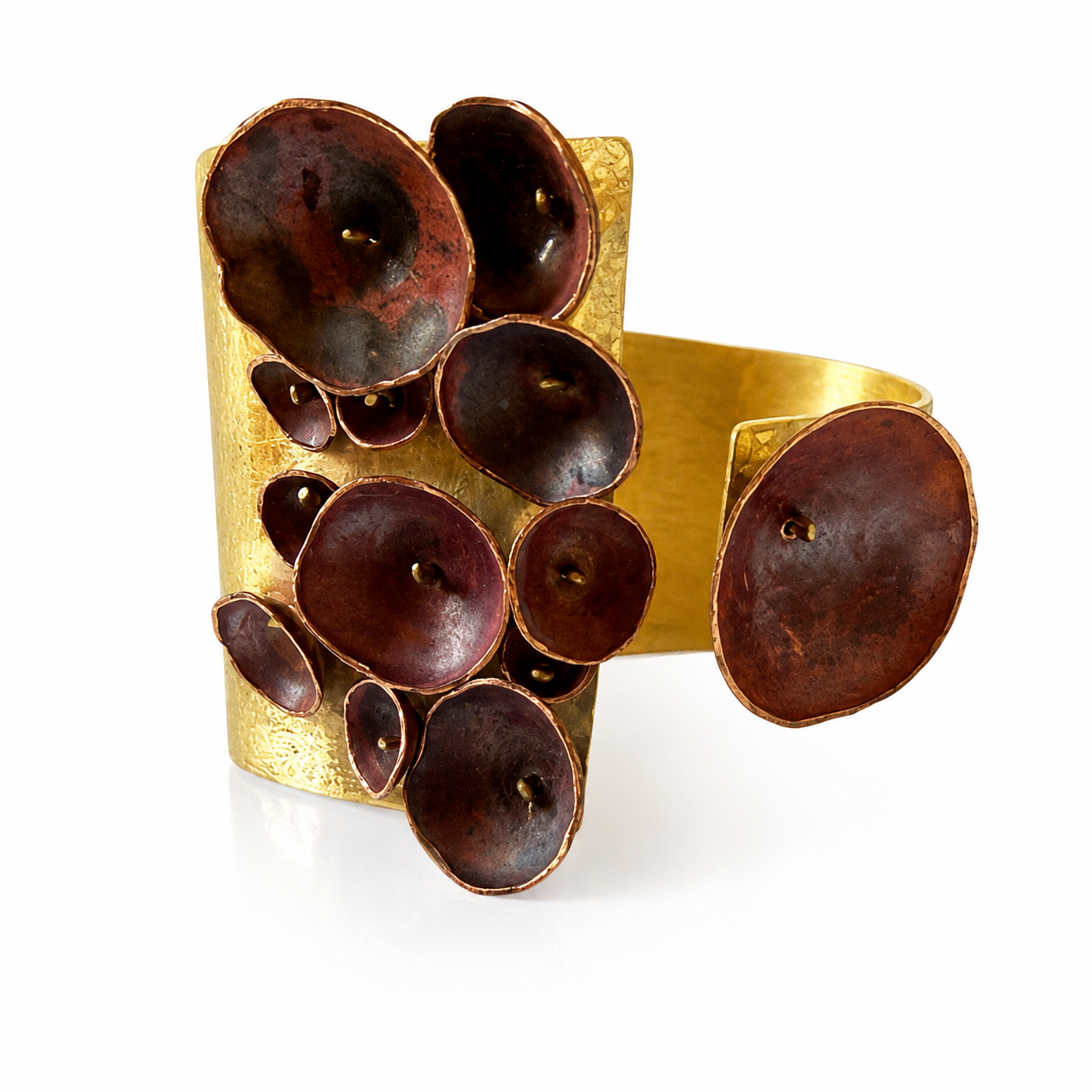 Copper Bloom Cuff