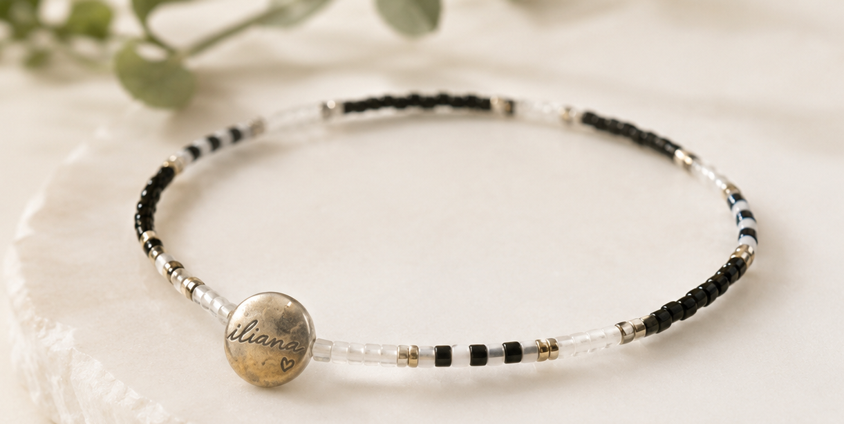 Circle of Cultures - Black & White with Silver