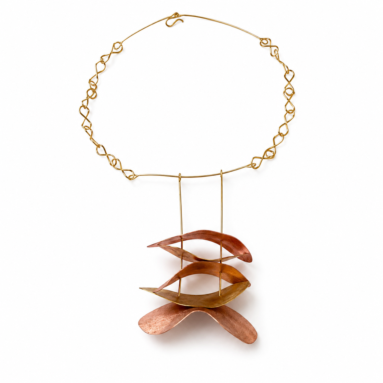 Ember Cascade Statement Necklace