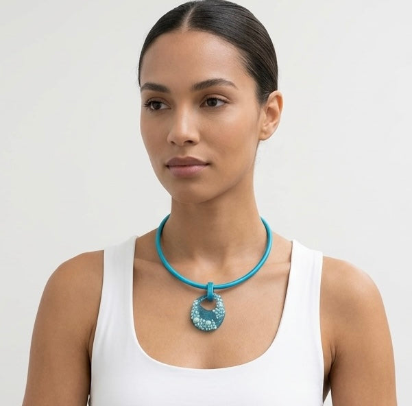 Sea Treasure Necklace - Azure Tides Collection