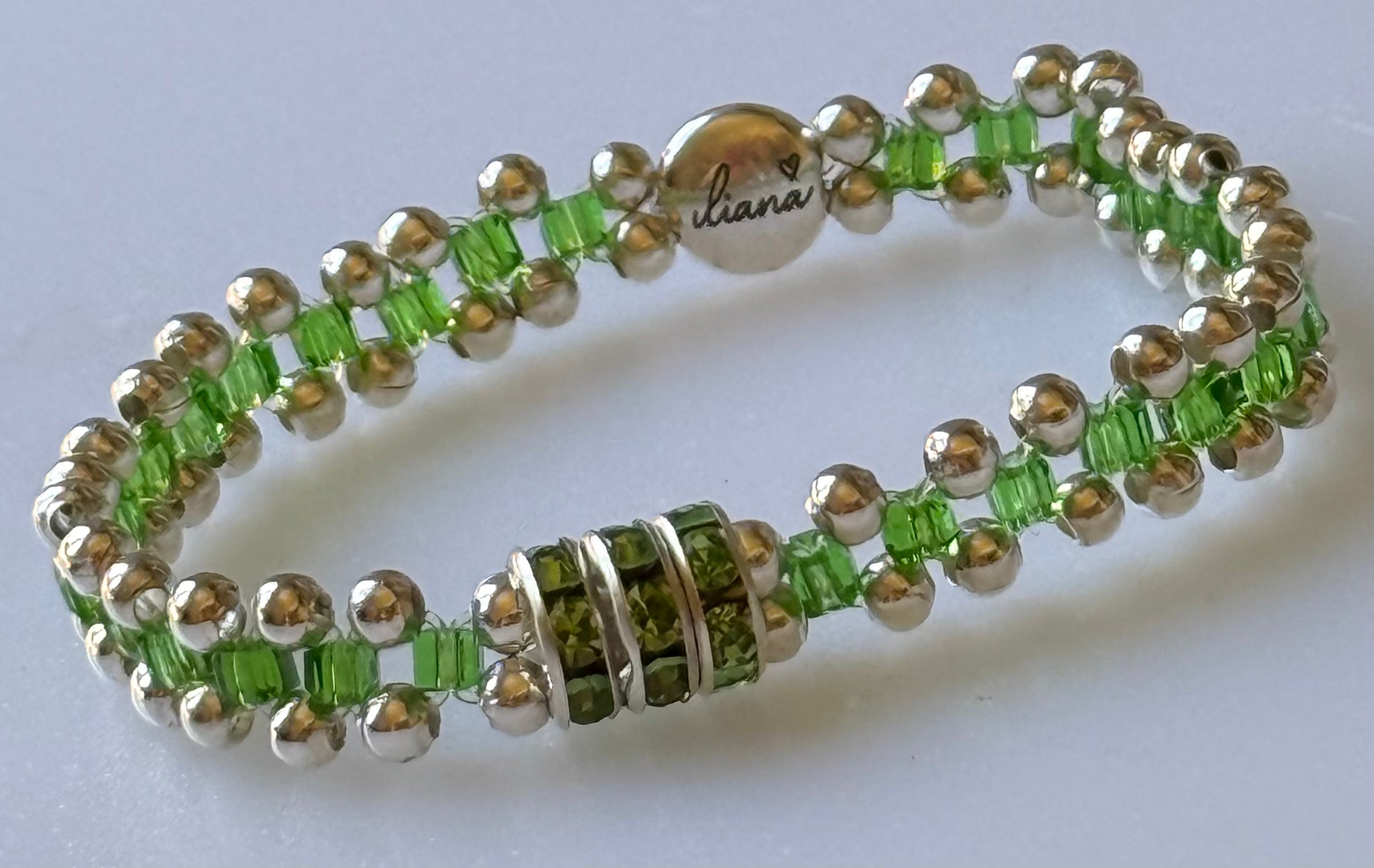 Crystal Constellations - Emerald Whisper Bracelet