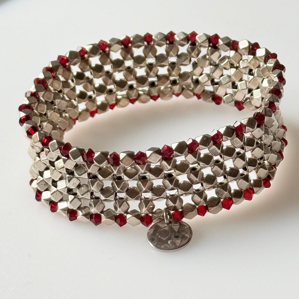 Crimson Constellation Bracelet