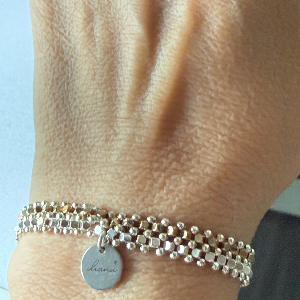 Blush Lumière Bracelet - Metal Mosaic Collection