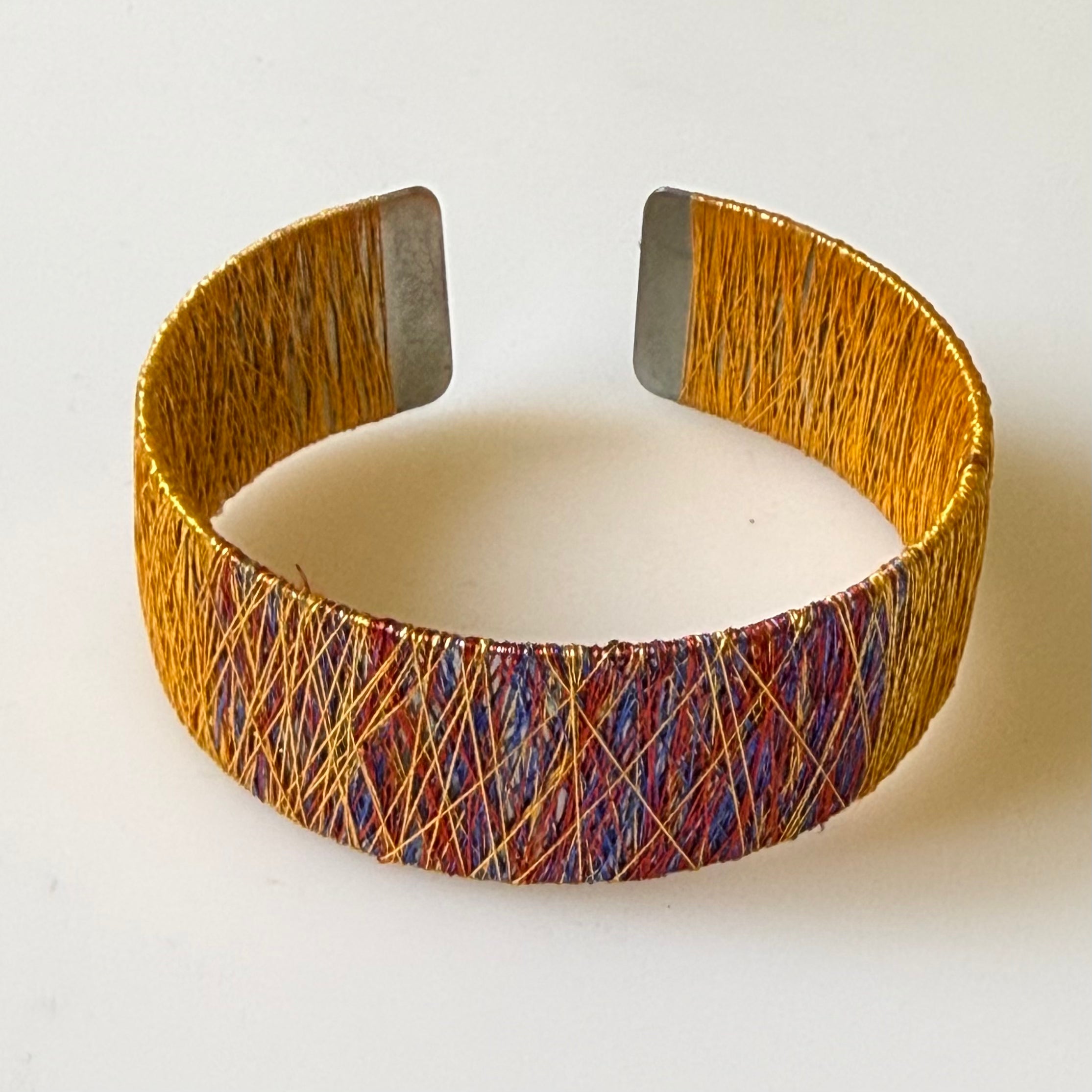 Golden Tapestry Cuff - Chromatic Threads