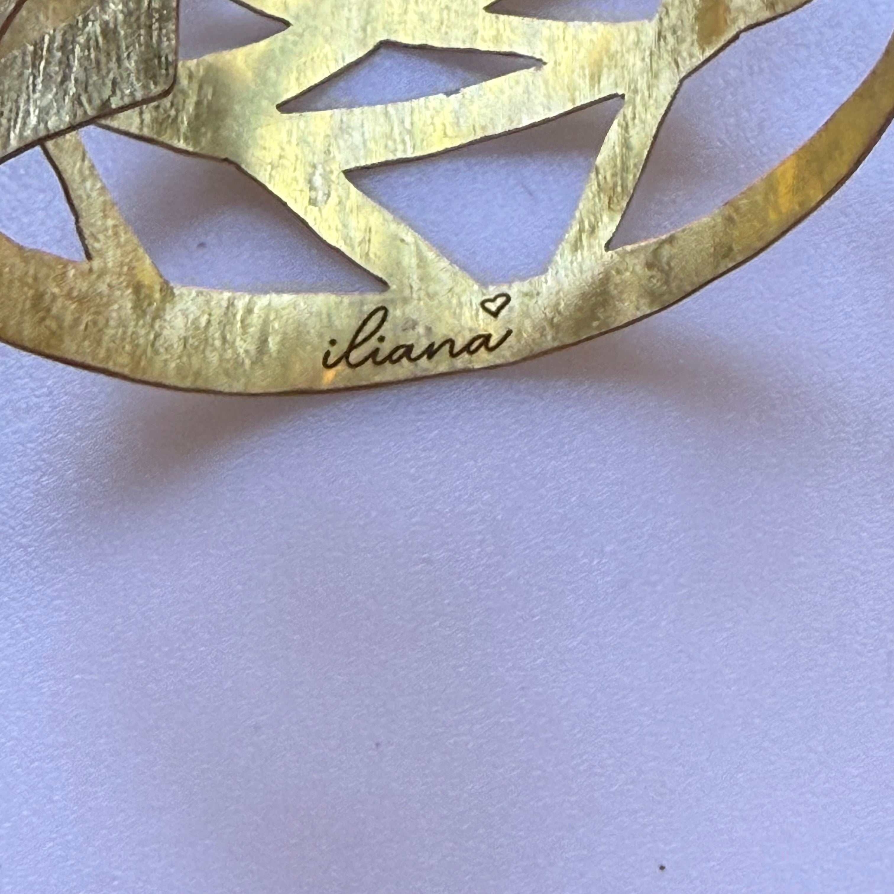 Golden Mosaic Cuff