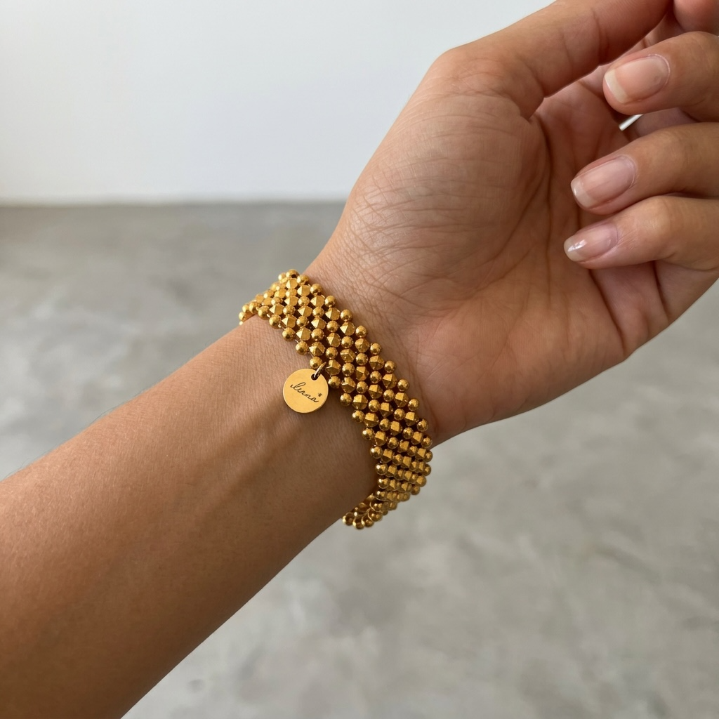 Gilded Orbit Bracelet