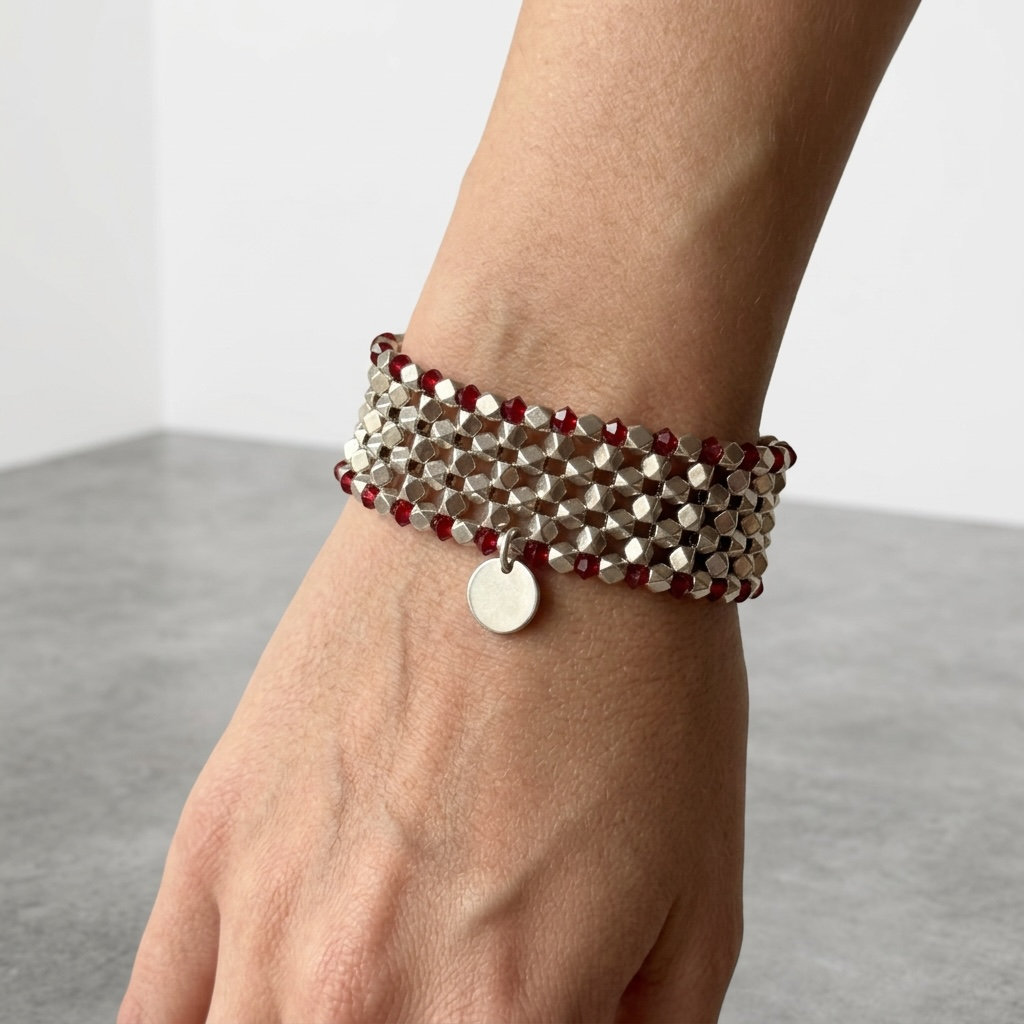 Crimson Constellation Bracelet