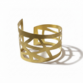 Golden Mosaic Cuff