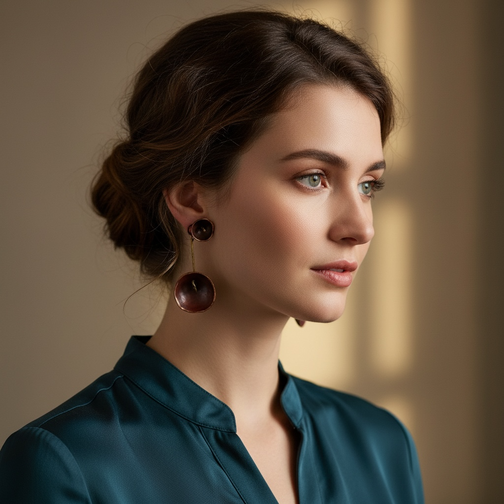 Copper Bloom Earrings