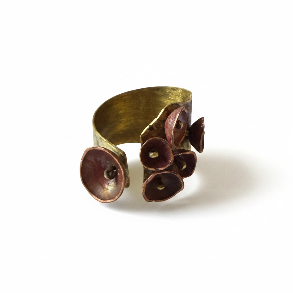 Copper Bloom Ring